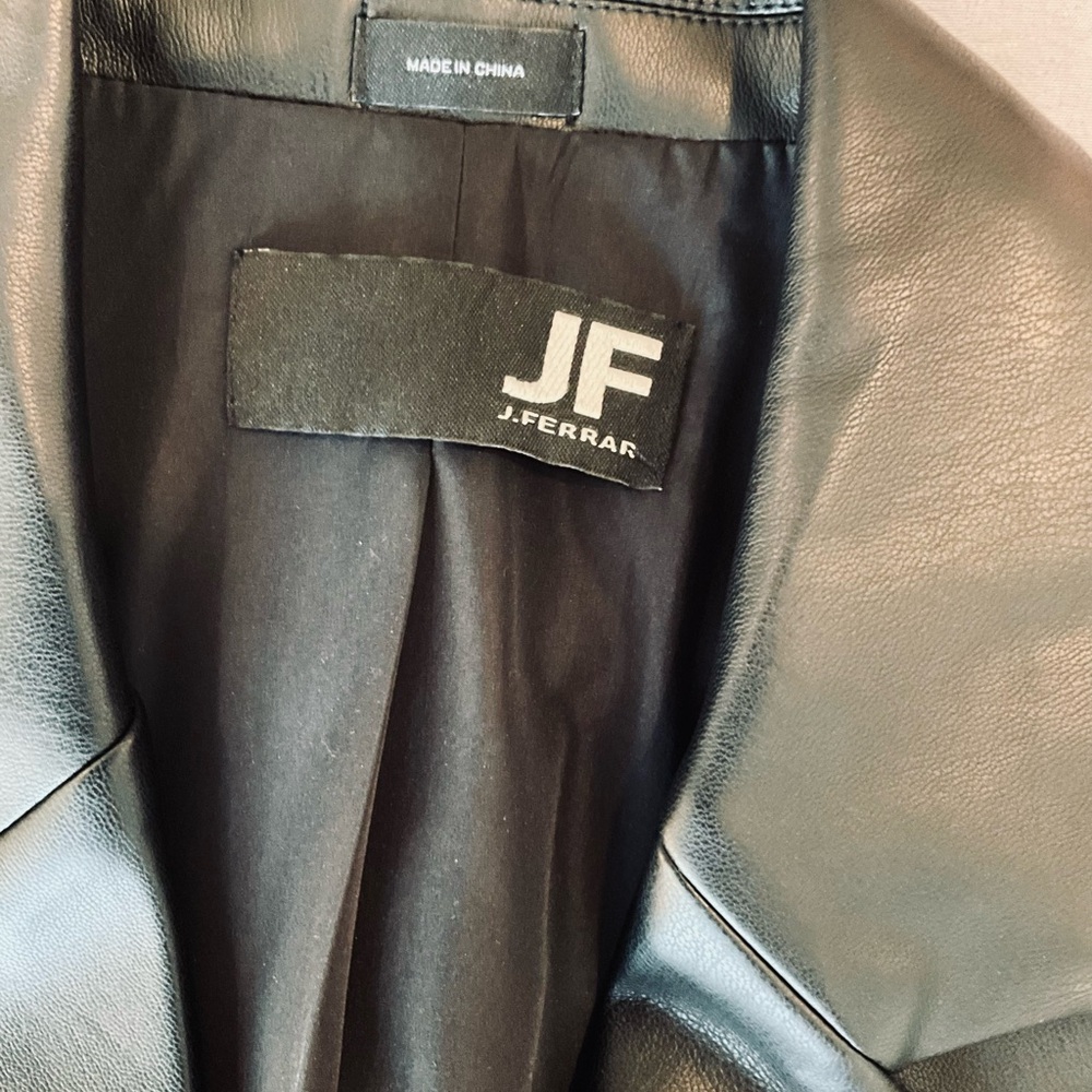 Leather Structured Blazer NWT - image 7